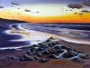 Sonnenuntergang am Meer 50x70 Suzann Scheidegger .jpg